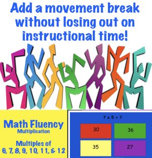 Active Lesson Bundle: Multiplication Bundle (multiples of 7,8,9,10,11,&12)